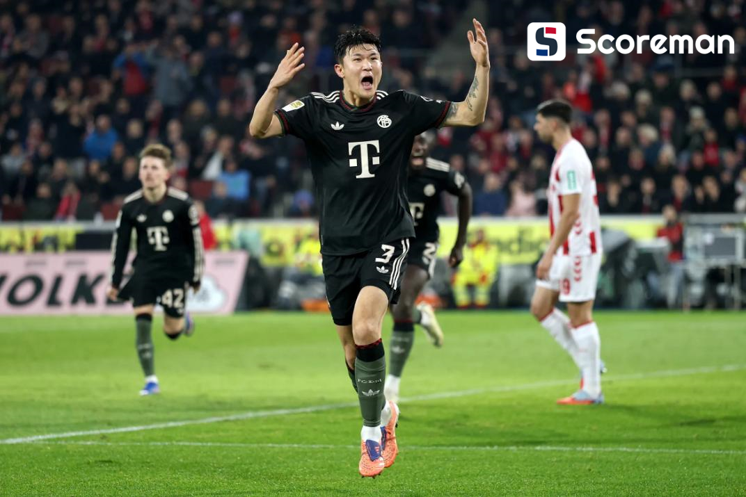 뮌헨, 쾰른에 3-1 승리...김민재 풀타임 활약